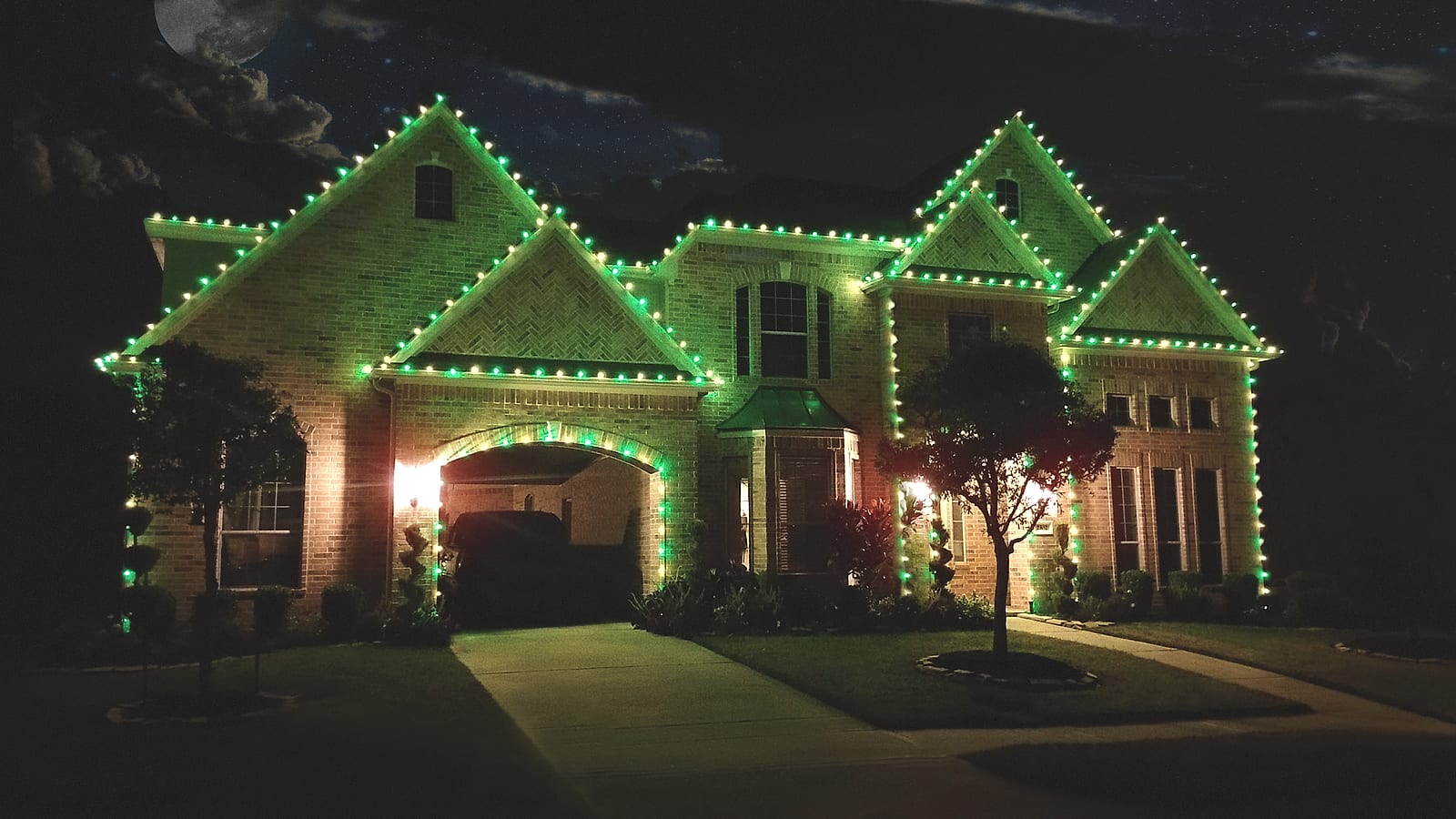 Christmas lights installed by Christmas Light Creations